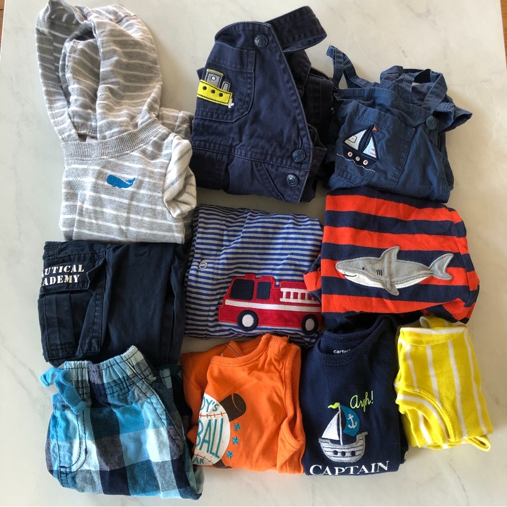12 Months Baby Boy Clothing Lot EUC